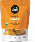 Elan Organic Dried Mango Slices, 125g, Sulphite-free, No Sugar Added, Non-GMO, Vegan, Gluten-Free, Kosher, Healthy Dried Fruit Snacks