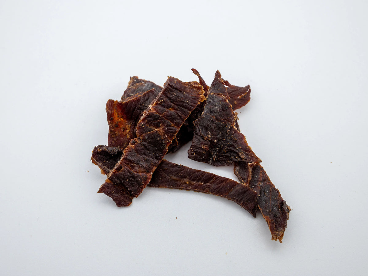 Rangeland Bison Jerky (70g) Premium Jerky from Alberta - Free Range Bison Naturally Wood Smoked